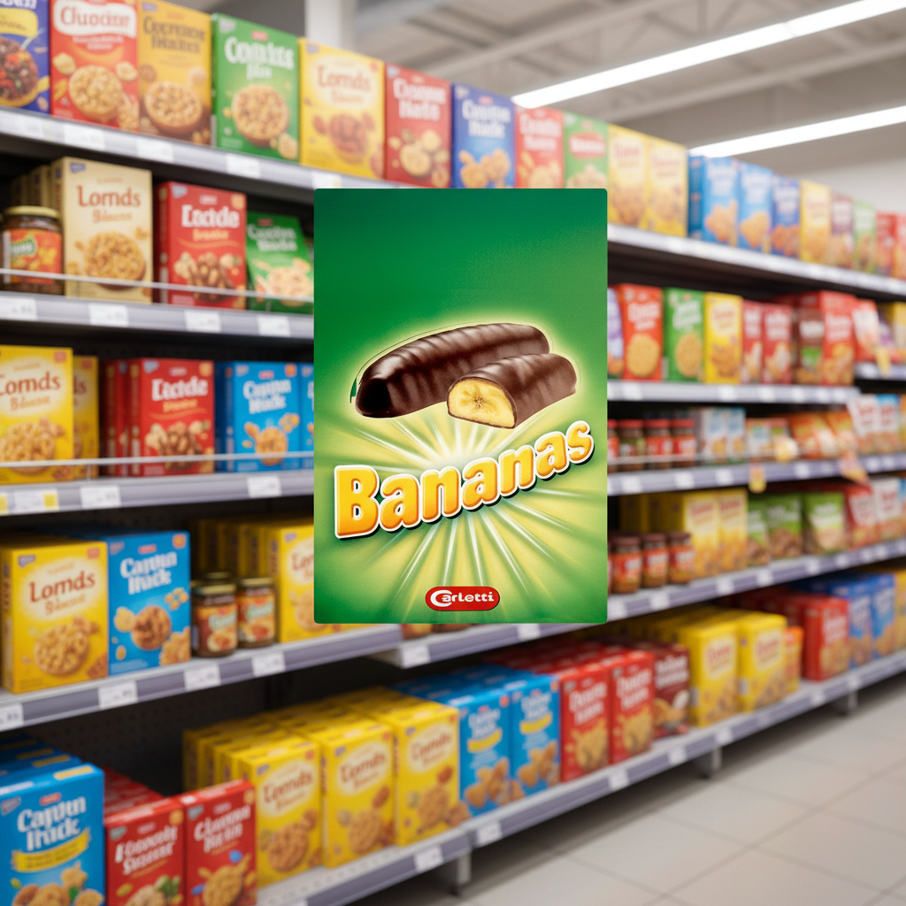 30 x Carletti Chocolate Bananas