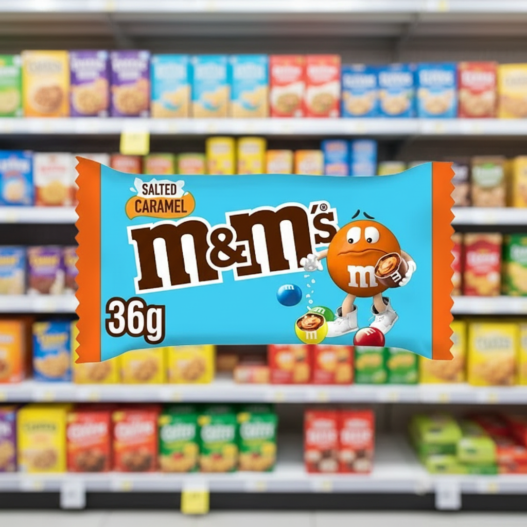 24 x M&M's Salted Caramel & Milk Chocolate Bag 36G