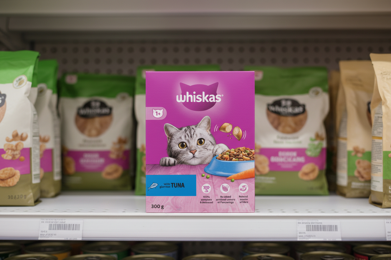 6 x Whiskas Cat 1+ Complete Tuna - 300Gm