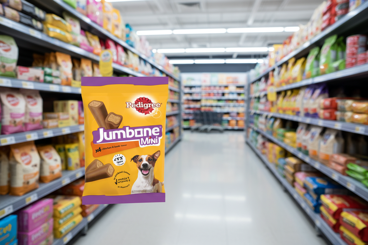 8 x Pedigree Jumbone Small Dog Chicken & Lamb 4 Chews 160Gm