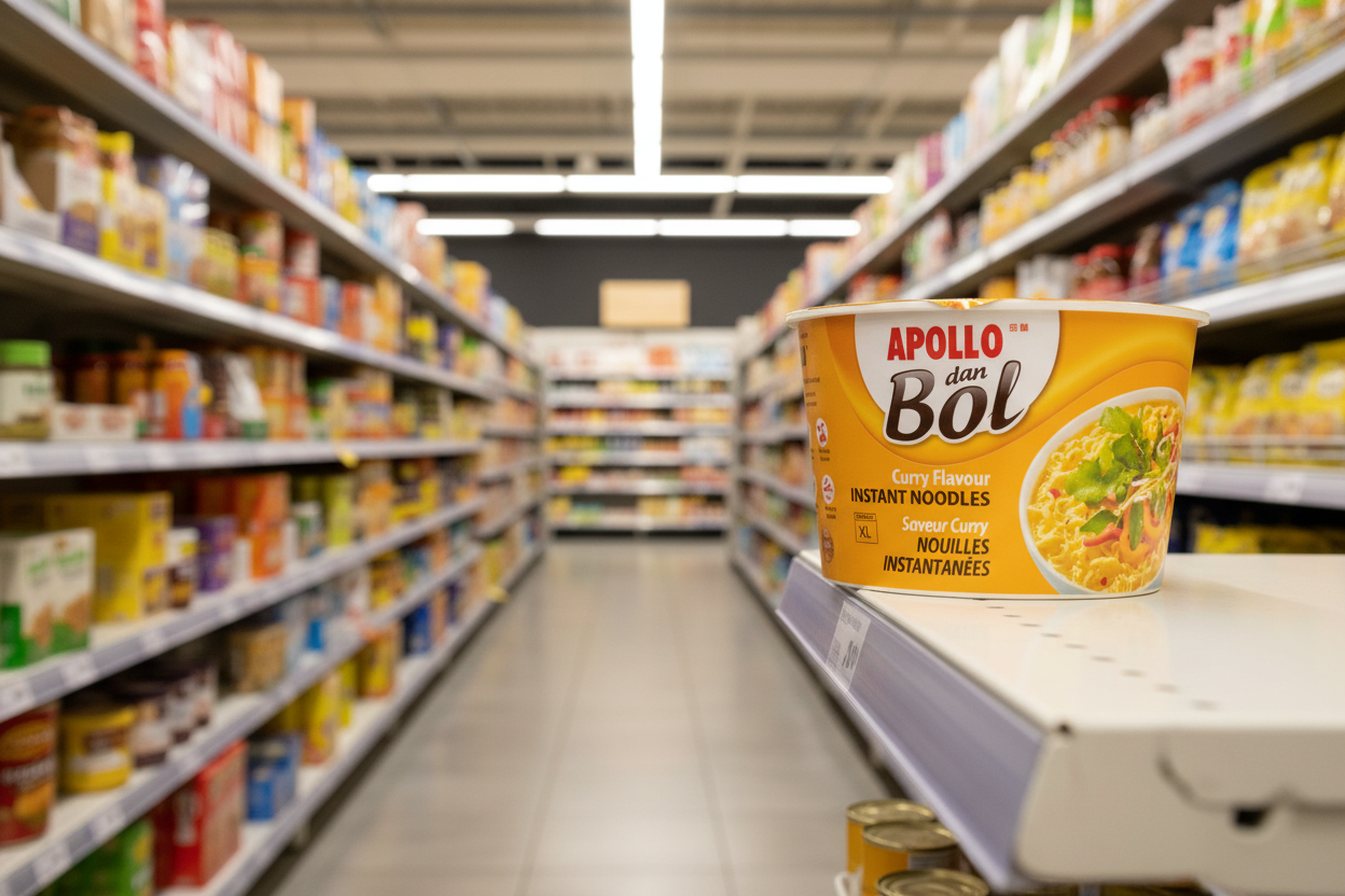 12 x Apollo Bol Noodles Curry 85G