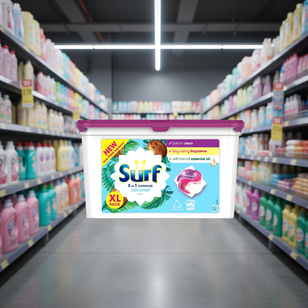 3 x Surf Capsules Coconut - 45 PACK