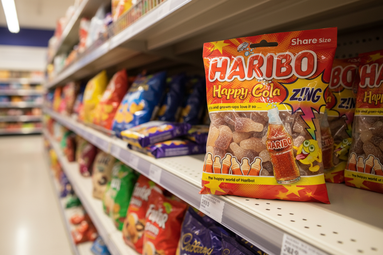 12 x Haribo Happy Cola Zing - 140GM