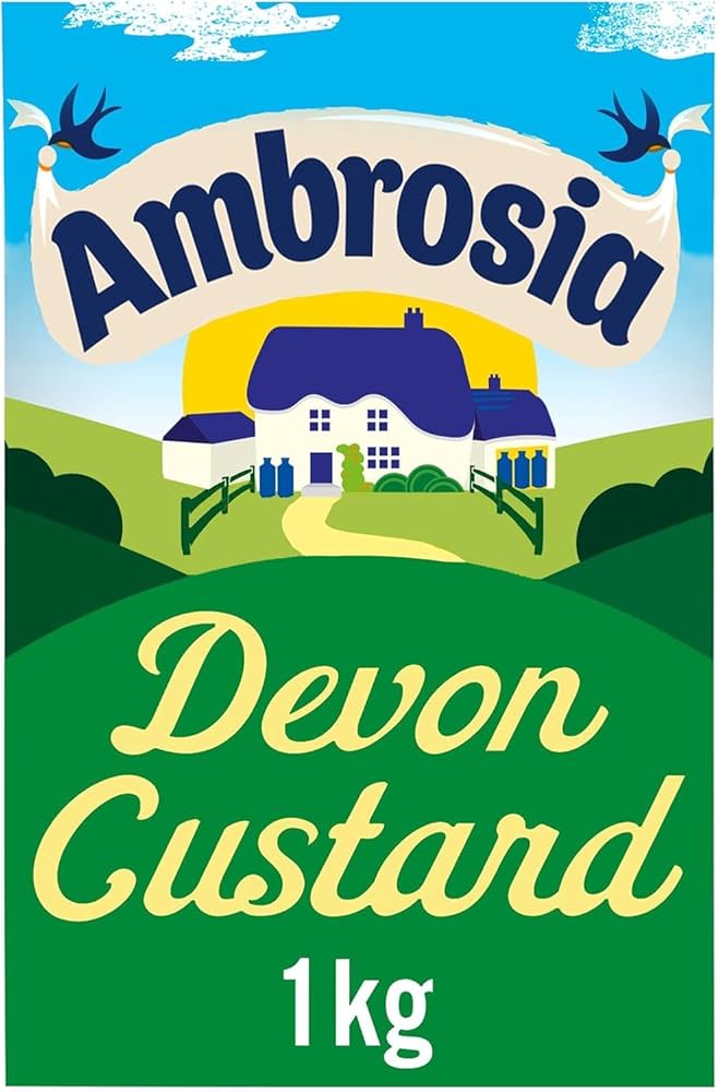 12 x Ambrosia Devon Custard  - 1KG