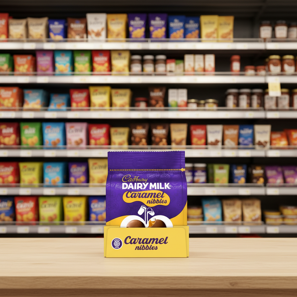 10 X Cadbury Caramel Nibbles - 85Gm