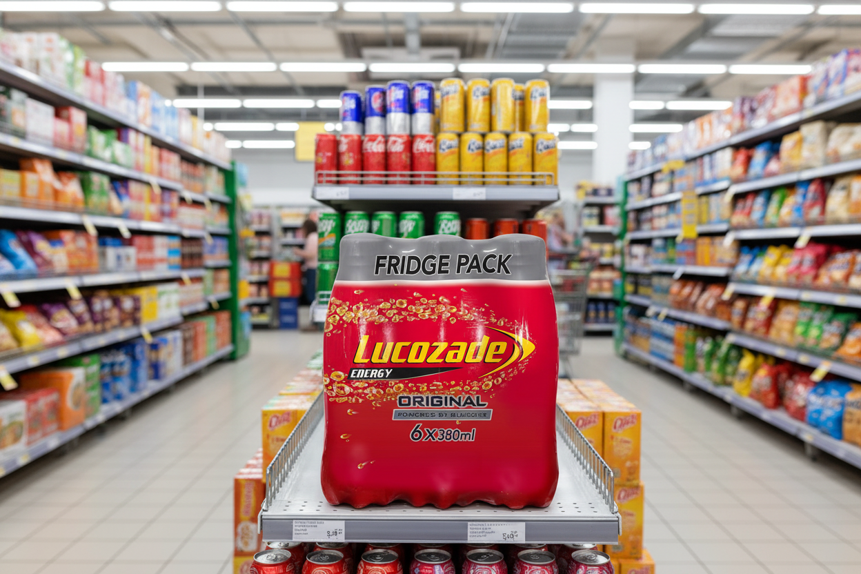 4 x Lucozade Energy Original 6Pk - 6X380ML