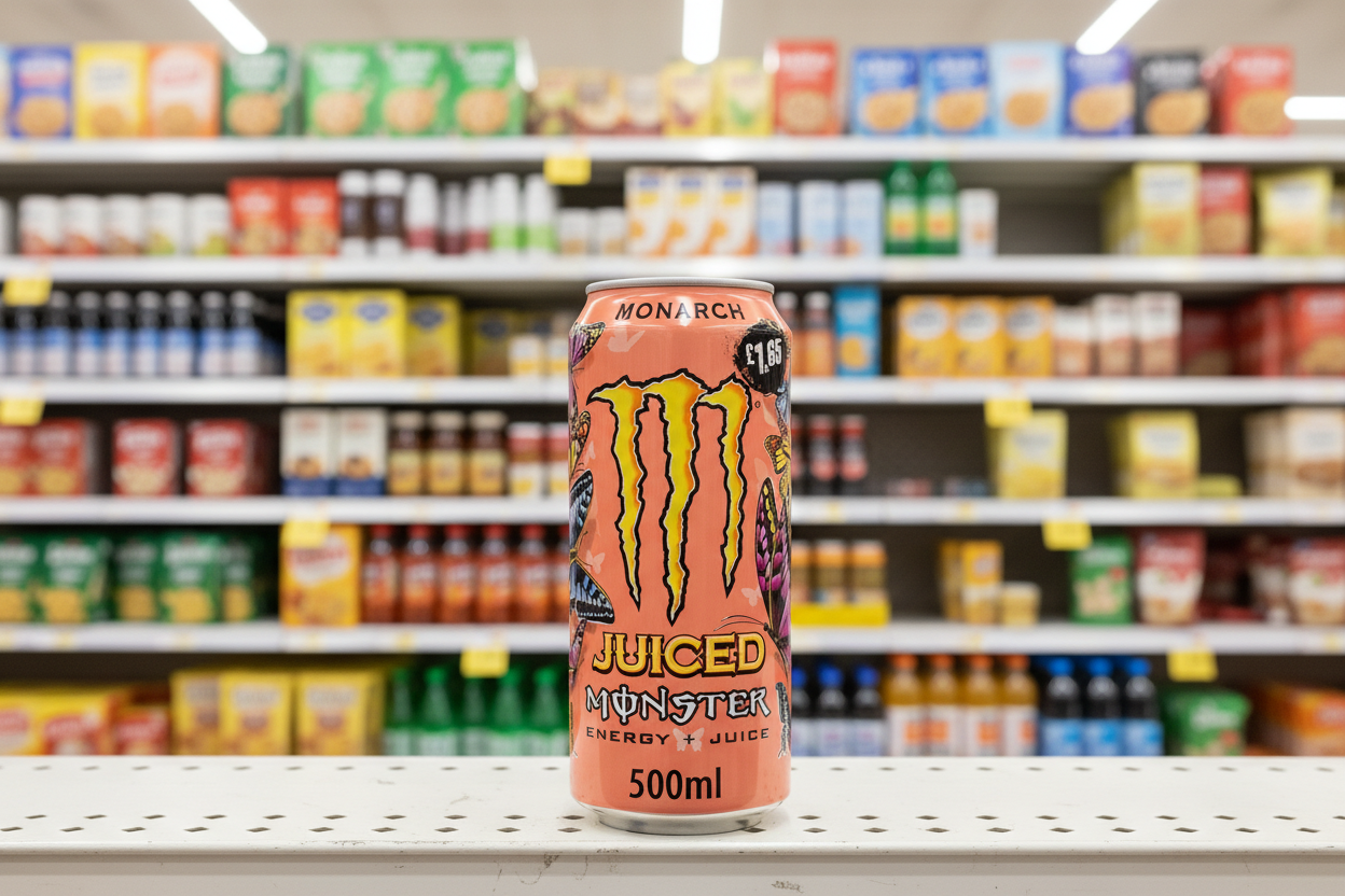 6 x Monster Monarch Juiced Energy + Juice 4 X 500Ml