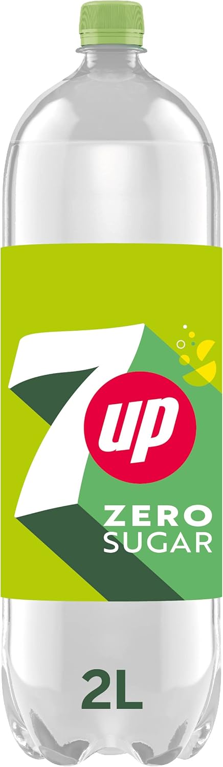 8 x 7Up Zero 2 Litres