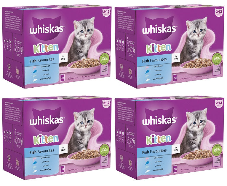 4 x Whi Core Junior Fish Selection In Jelly (12X85G)