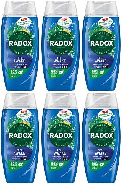 Radox Mineral Therapy Body Wash Feel Awake 225 Ml