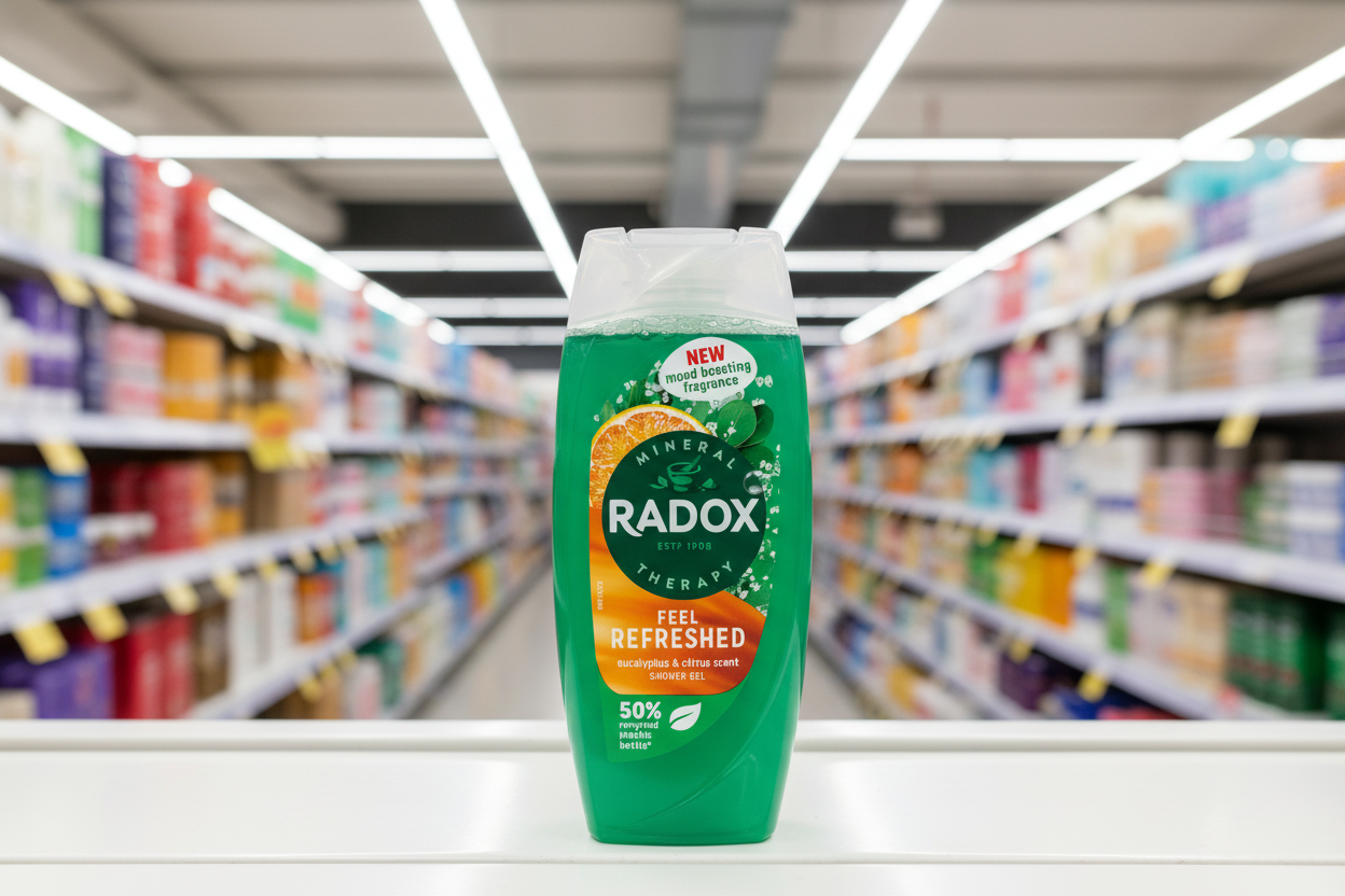 6 x Radox Mineral Therapy Body Wash Feel Refreshed 225 Ml