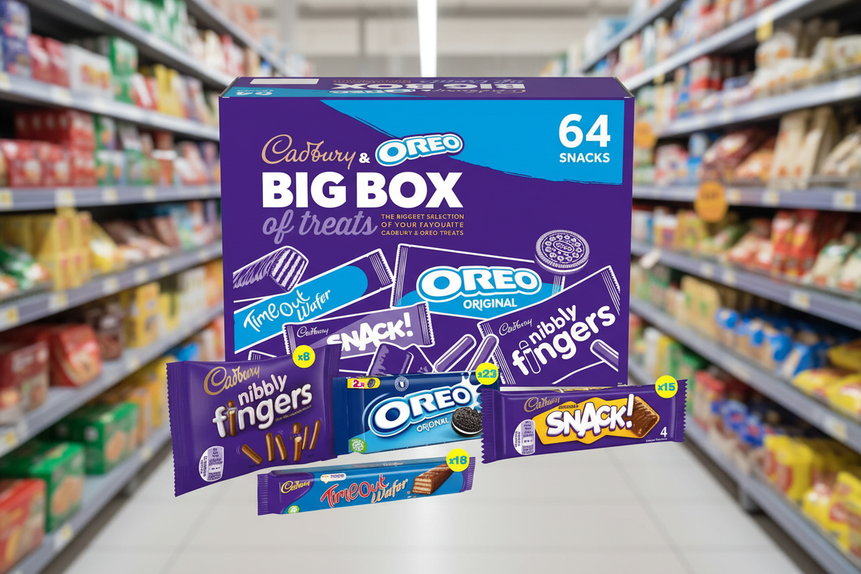 Cadbury & Oreo 64 Big Box Of Treats 1790G
