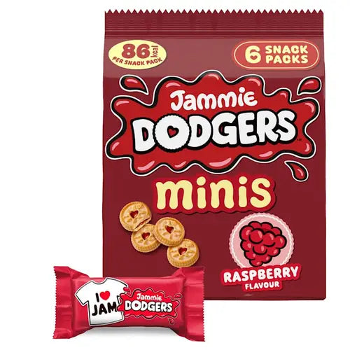 8 X Jammie Dodgers Minis - 120Gm