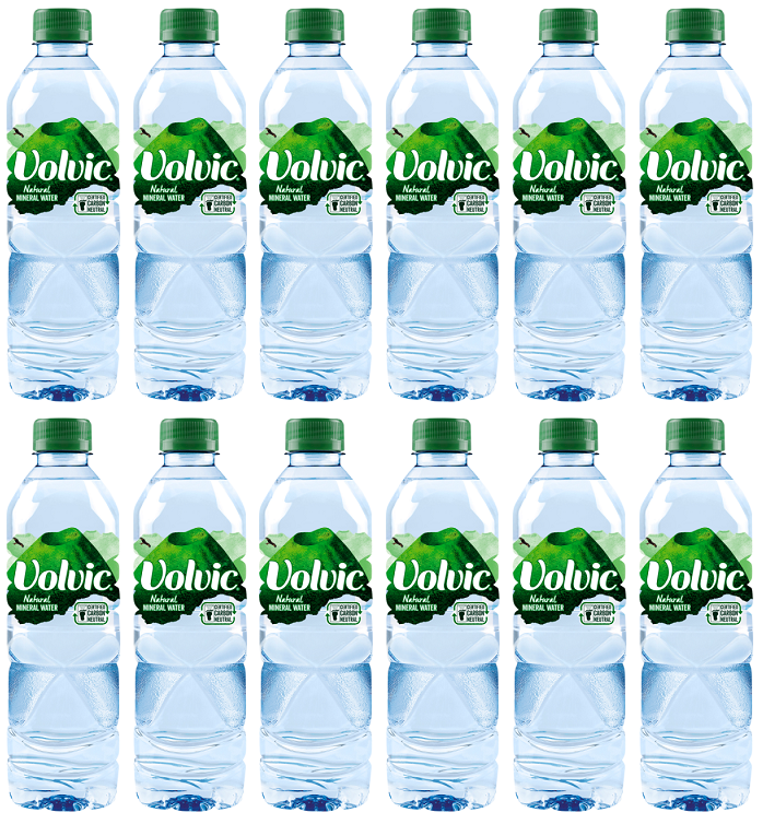 24 x Volvic Natural Mineral Water 500Ml
