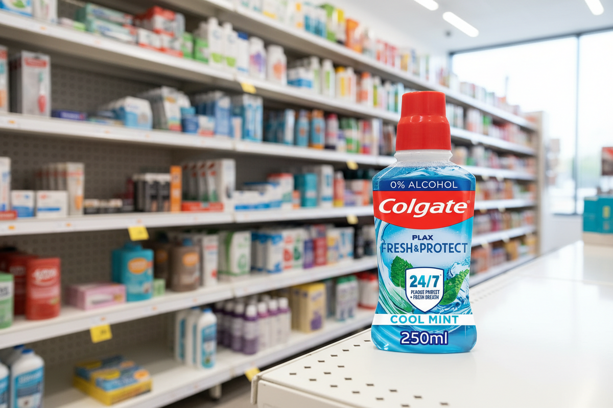 6 X Colgate Plax Cool Mint - 250Ml