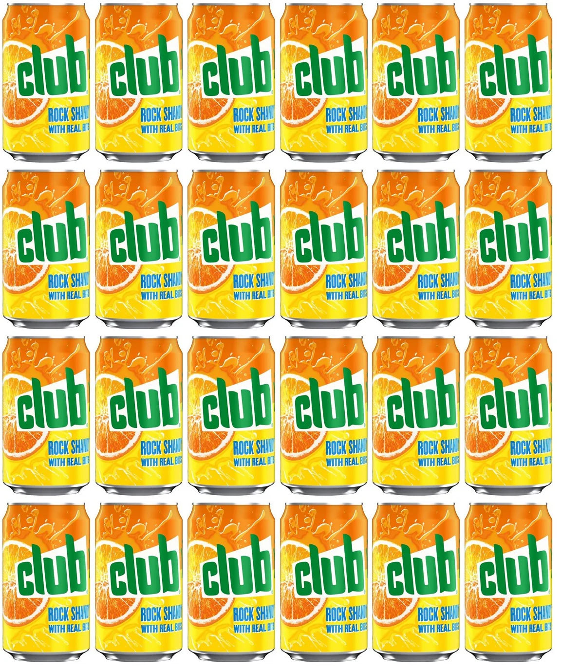 24 x Club Rock Shandy With Real Bits Can 330Ml