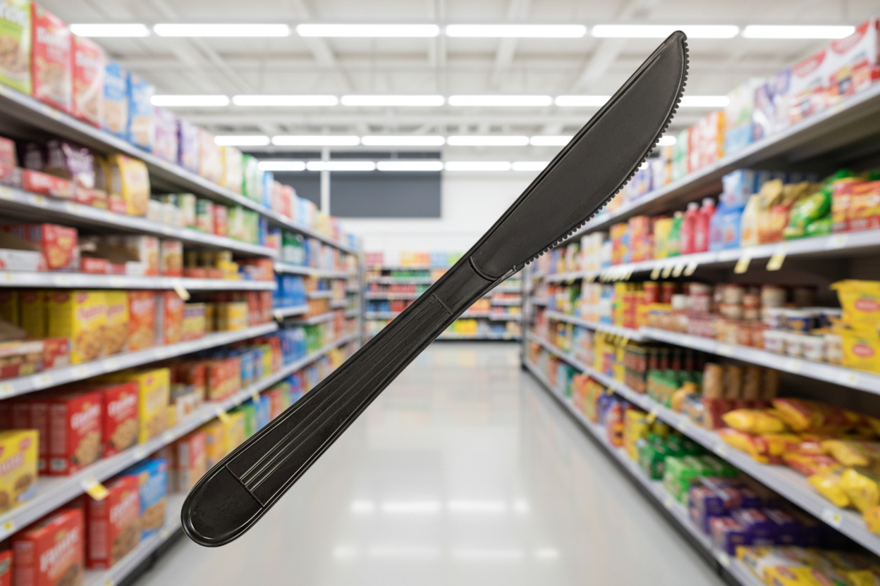 Cutlery Reusable Hd Pp Knife Black