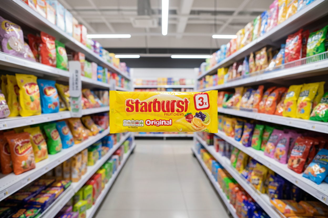 36 x Starburst Original Fruit Chews Multipack 3X45G