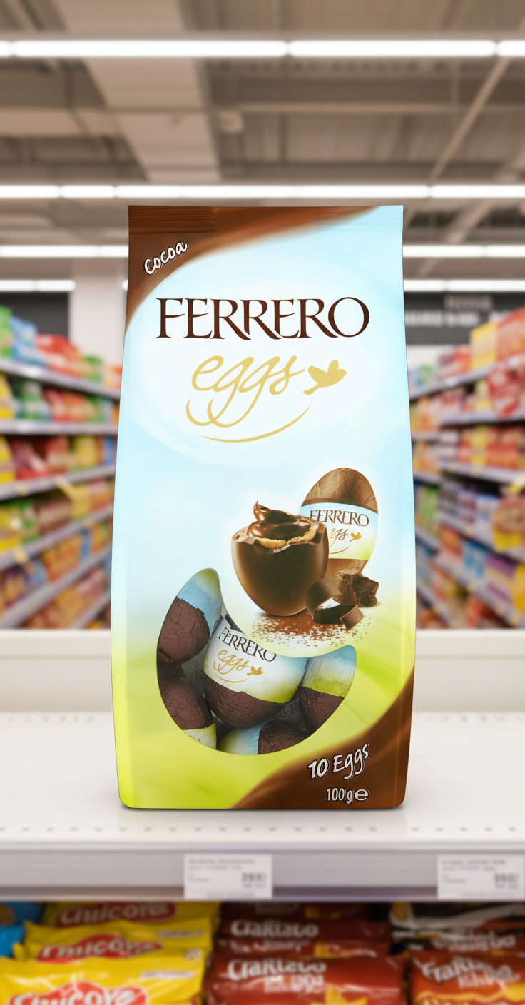 10 x Ferrero Collection Crispy Eggs Cocoa (10 Eggs) - 100G
