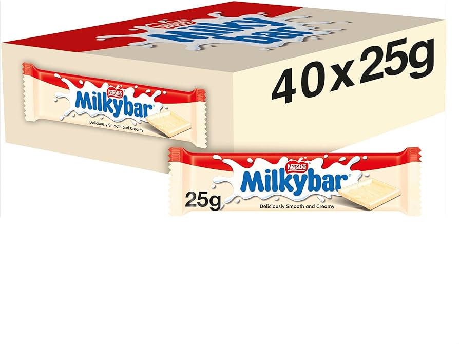 40 x Nestle Milky Bar Medium 25Gm