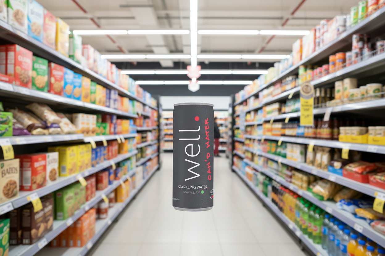 20 x Well Canned Water Sparkling