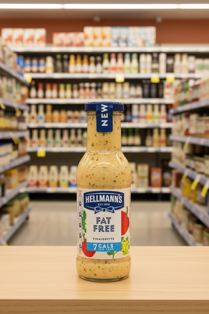 6 x Hellmann's  Vinaigrette Fat Free 250 Ml