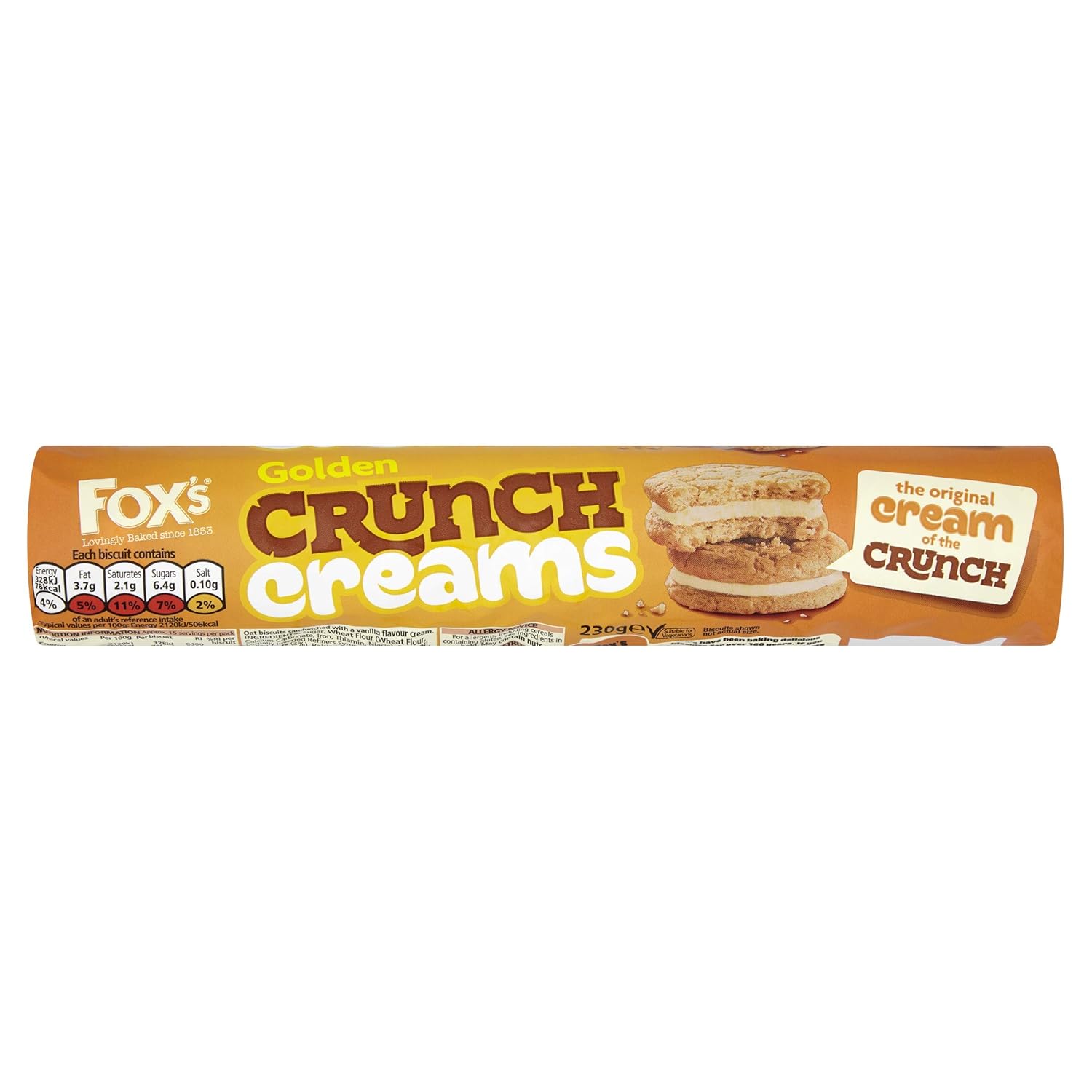 Foxs Golden Crunch Creams 230Gm
