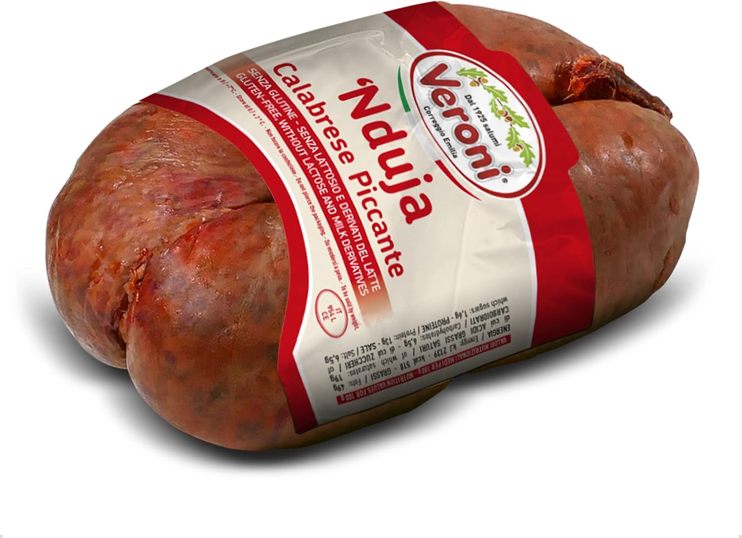 Calabrian Nduja Piccante Vac Pack 1Kg