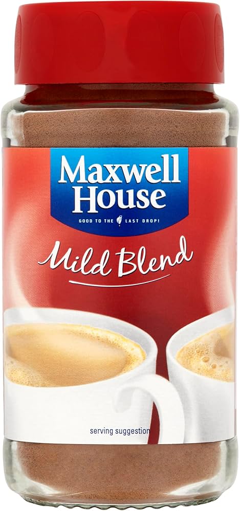 6 x Maxwell House Coffee Powder Mild - 100Gm