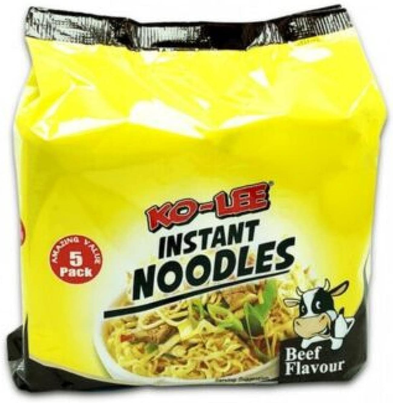 6 x Ko-lee 5 Pack Noodles Beef  - 70G