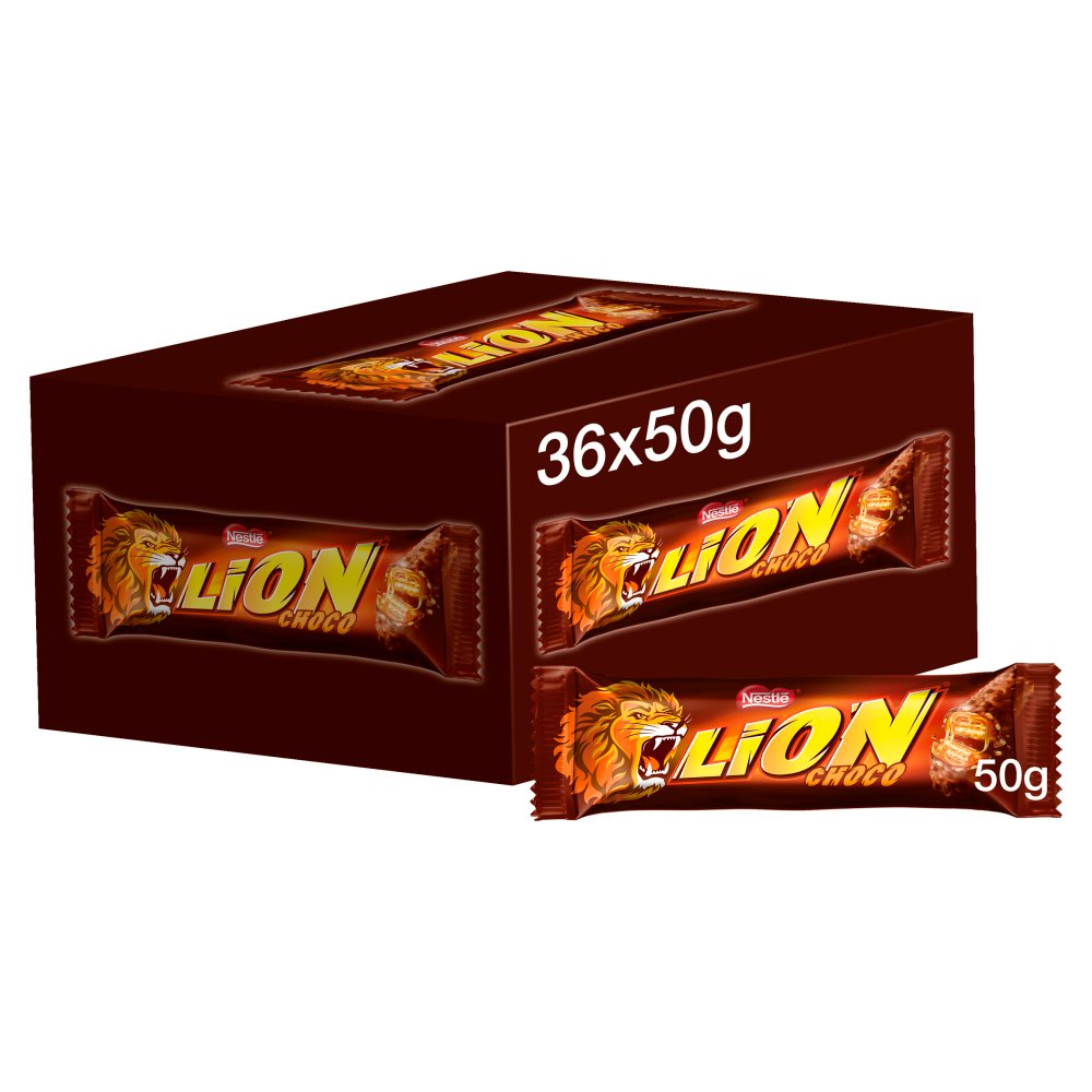36 x Lion Milk Chocolate Bar 50G