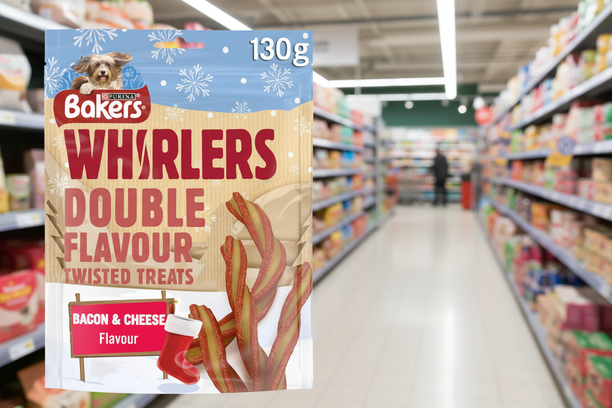 6 x Bakers Whirlers Bacon & Cheese  - 130GM