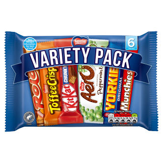 Nestle Variety Mixed 6Pk 264Gm