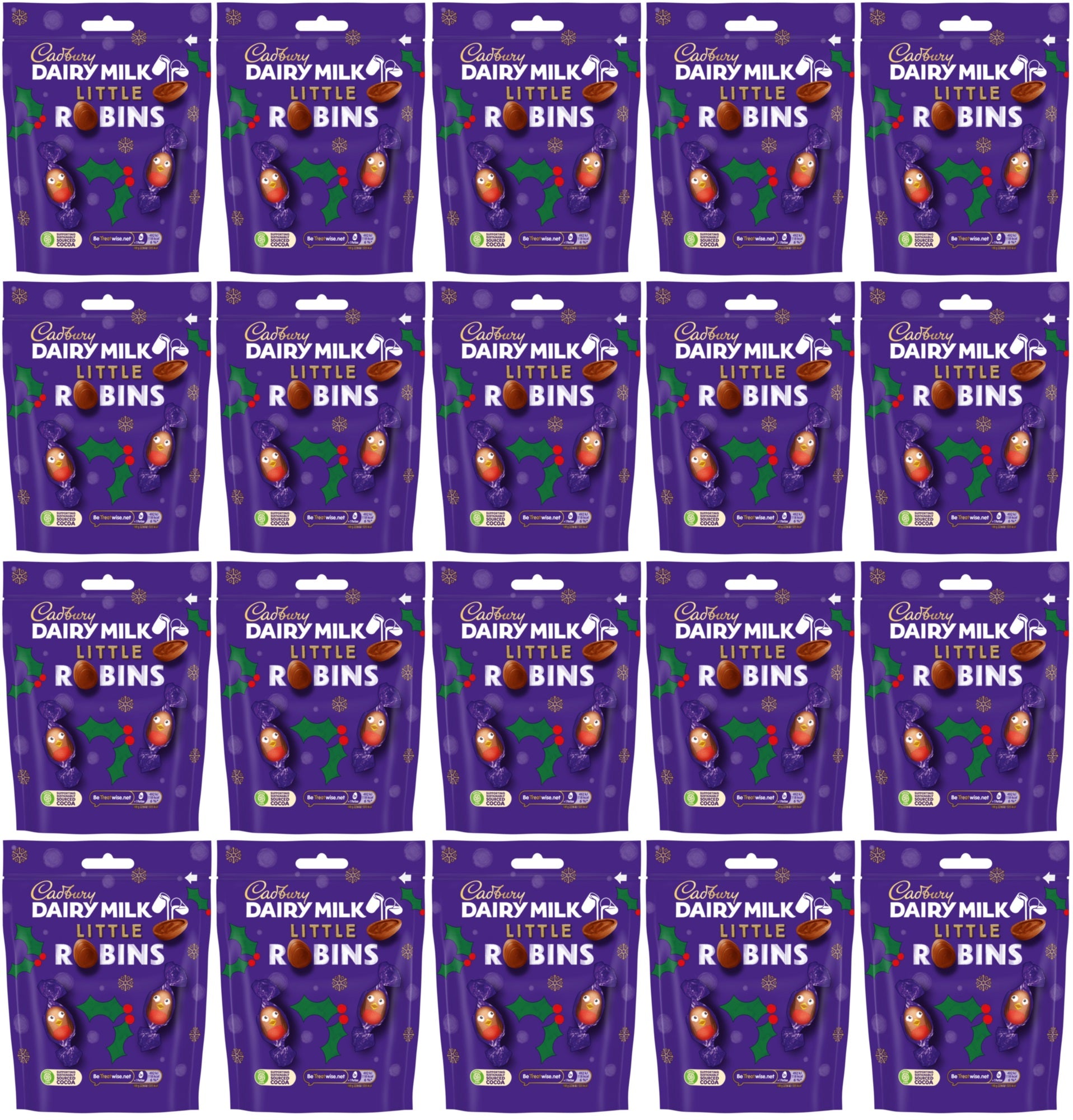 20 x Cadbury Dairy Milk Little Robins 77G