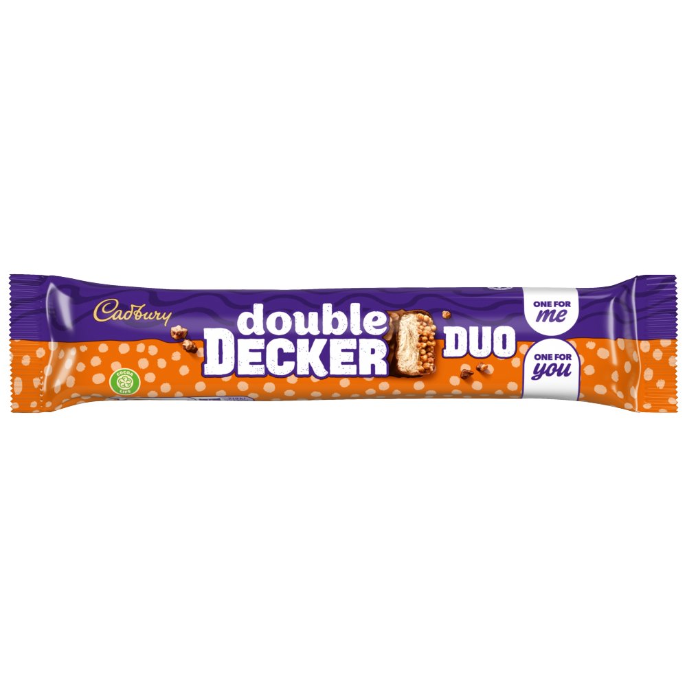 32 x Cadbury Double Decker Duo Chocolate Bar 74.6G