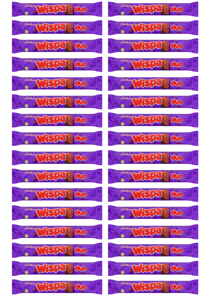 32 x Cadbury Wispa Duo 47Gm