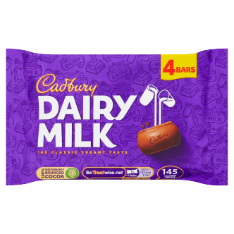 Cadbury Dairymilk Snacksize 4Pk 109Gm