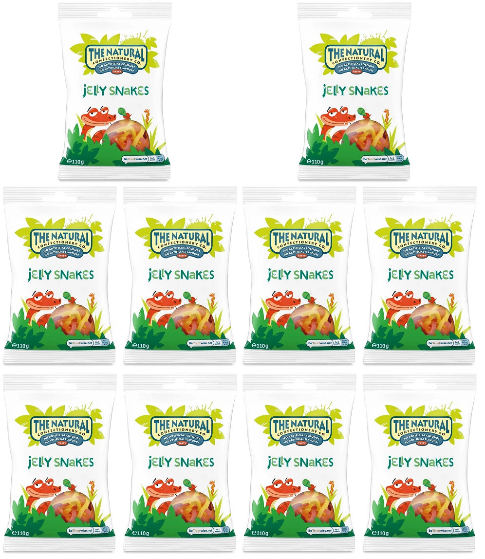 10 X Tncc Jelly Snakes - 110Gm