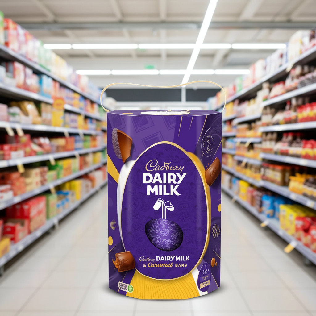 4 x Cadbury Dairymilk & Caramel Special Gesture Egg - 245GM