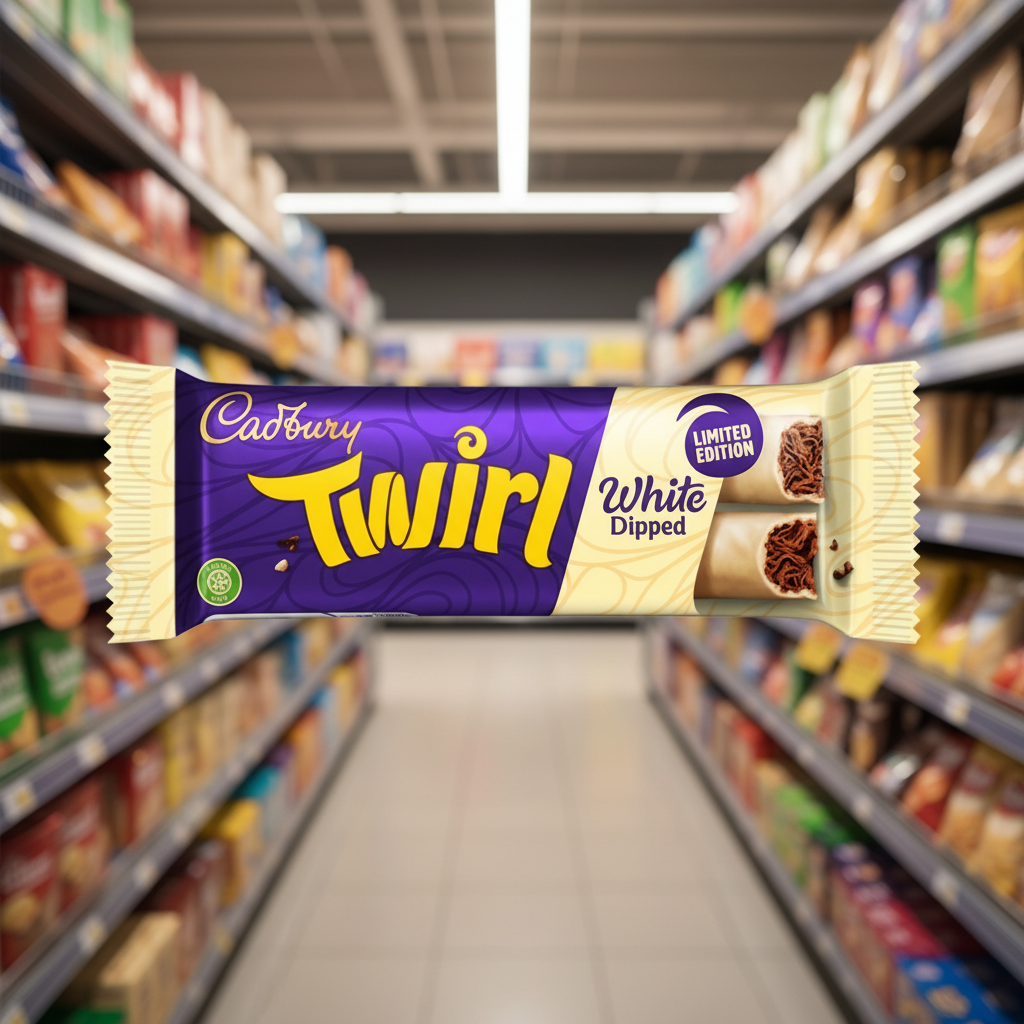 48 x Cadbury Twirl White Dipped Bar  - 43GM
