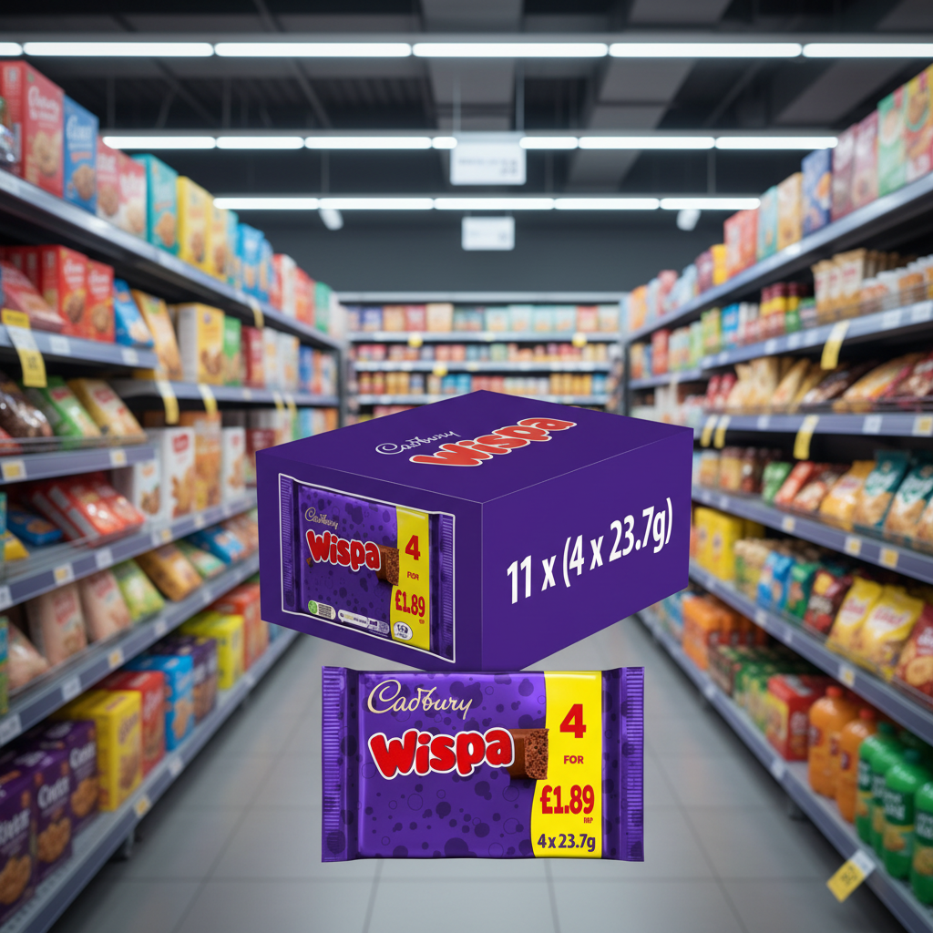 11 x Cadbury Wispa 4pk - 94.8GM