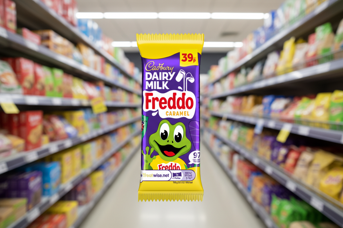60 X Cadbury Dairy Milk Freddo Caramel Bar - 18Gm