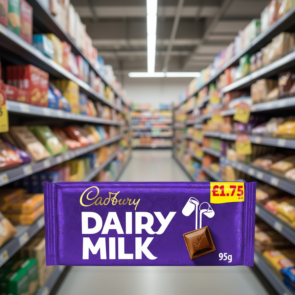 22 X Cadbury Made To Share Dairy Milk Bar - 95Gm