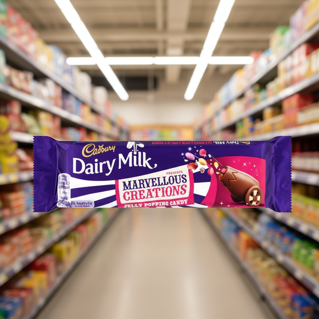 24 x Cadbury Marvellous Creations Jelly Pop Candy 47Gm