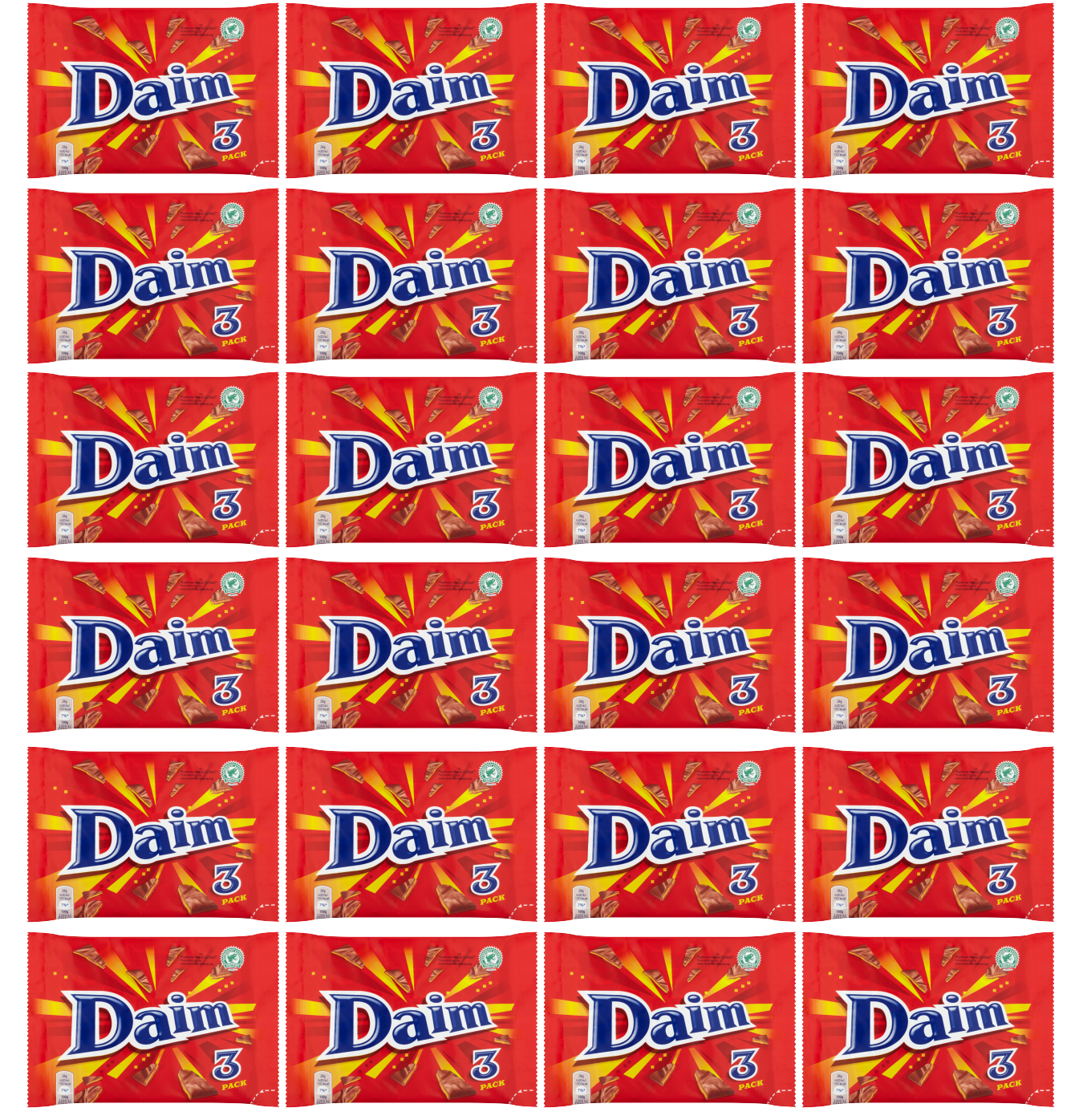 24 x Daim Bars 3Pk 84Gm
