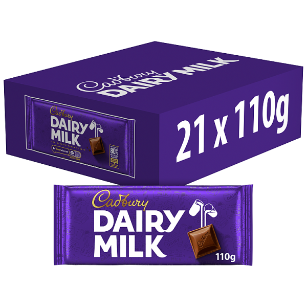 21 X Cadbury Dairy Milk Chillit Large Bar - 110Gm