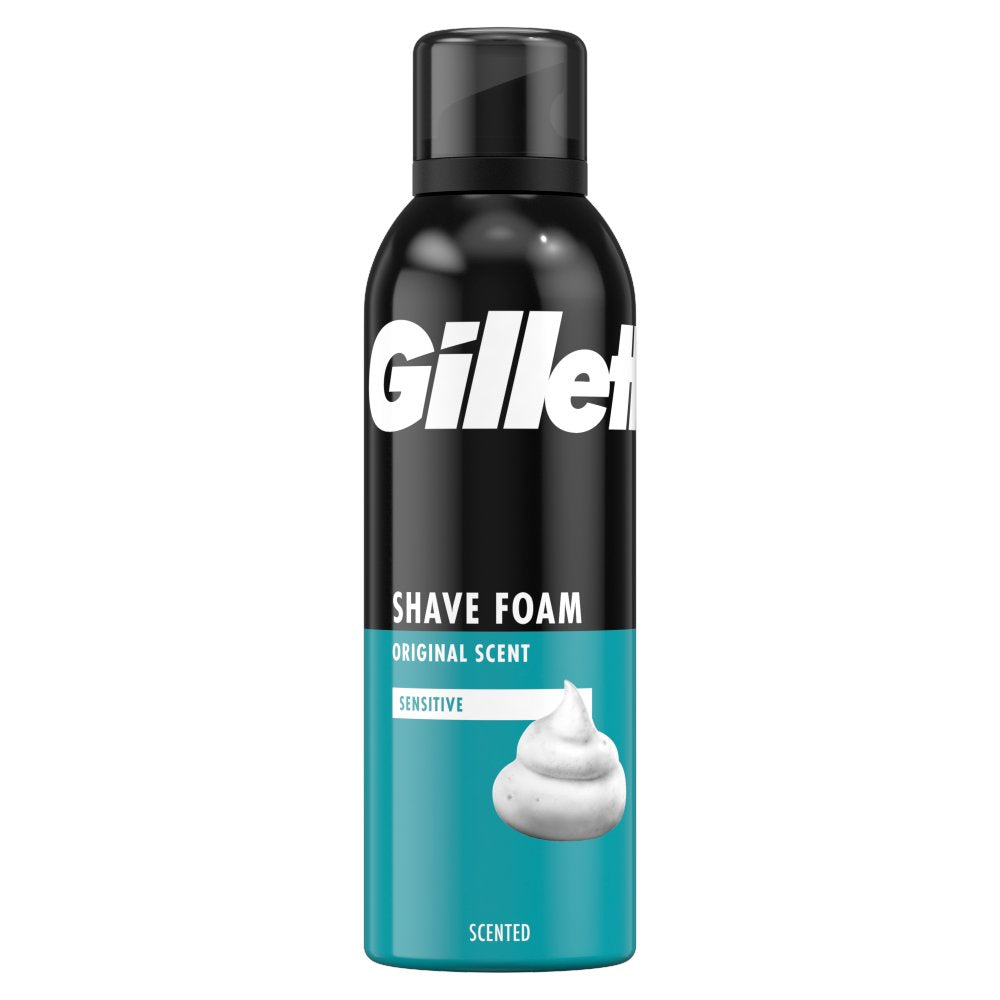 6 X Gillette Shave Foam Sensitive - 200Ml