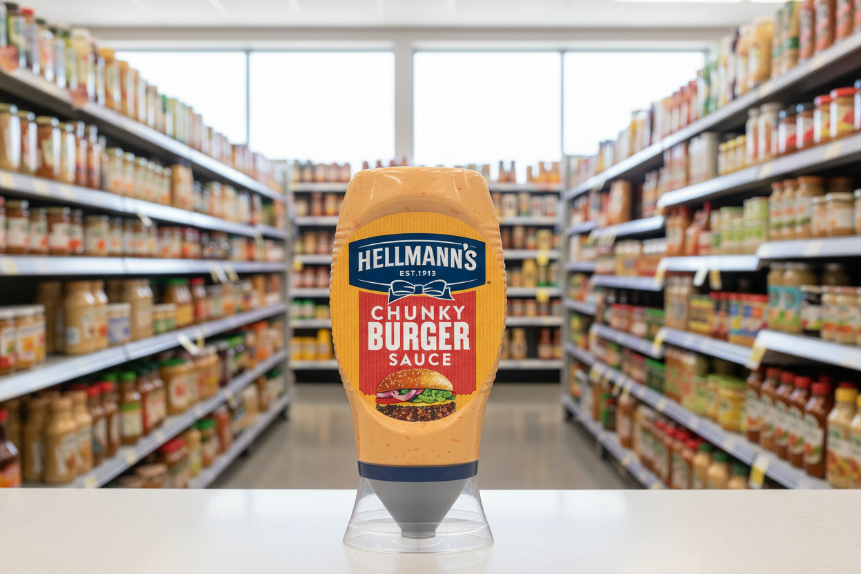8 x Hellmann's  Burger Sauce Chunky 250 Ml