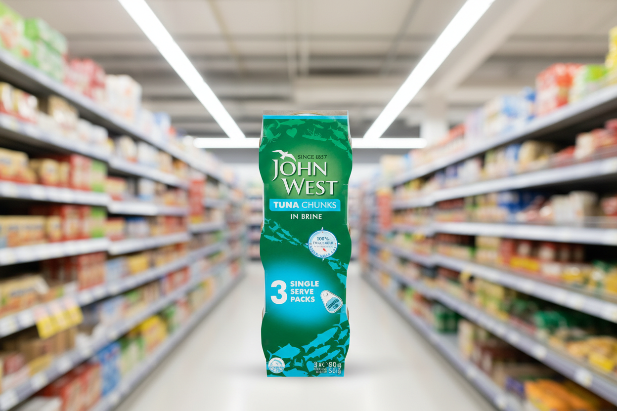 16 x John West Tuna Chunks In Brine 3 X 80G