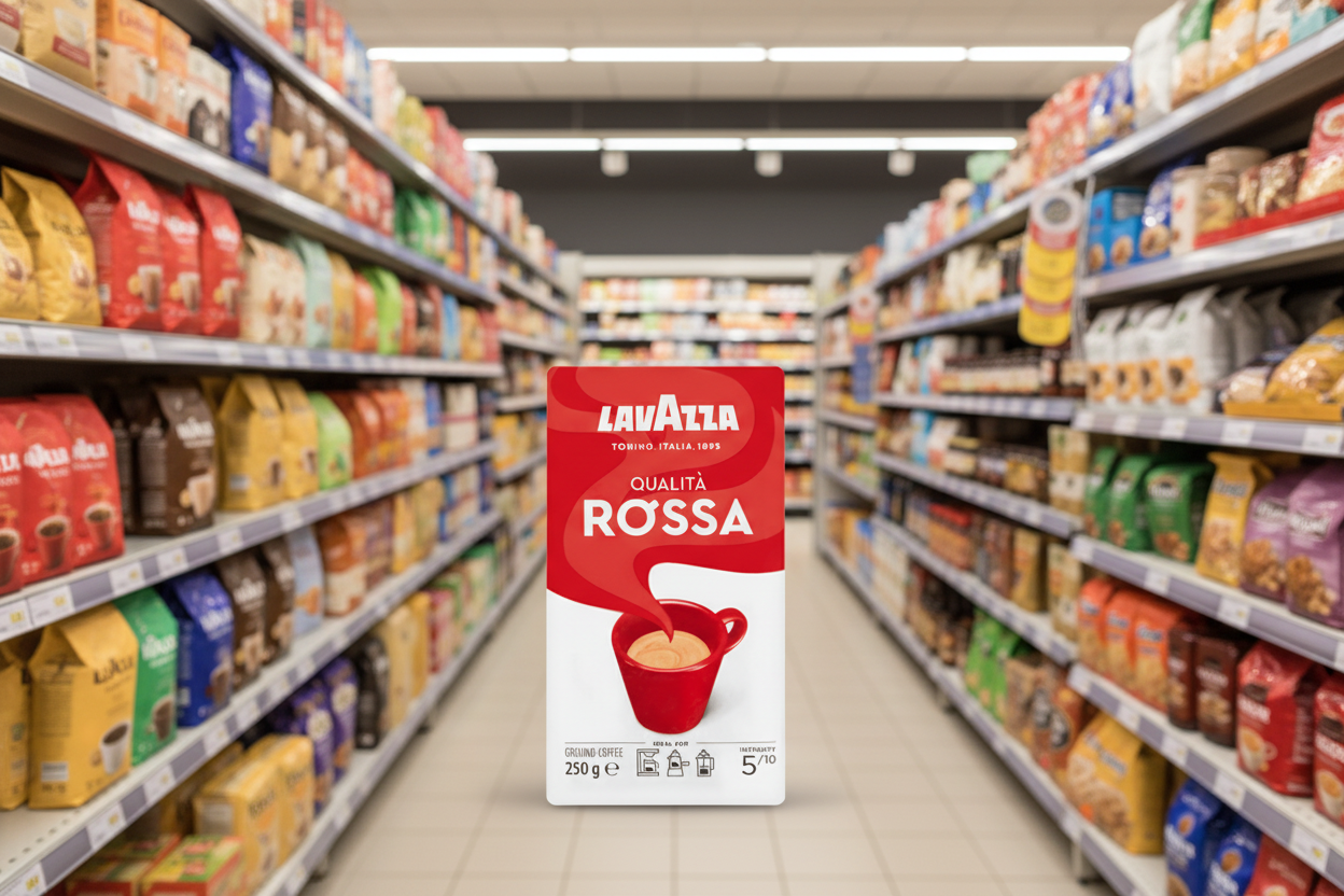 12 x Lavazza Rossa Ground Coffee - 250G